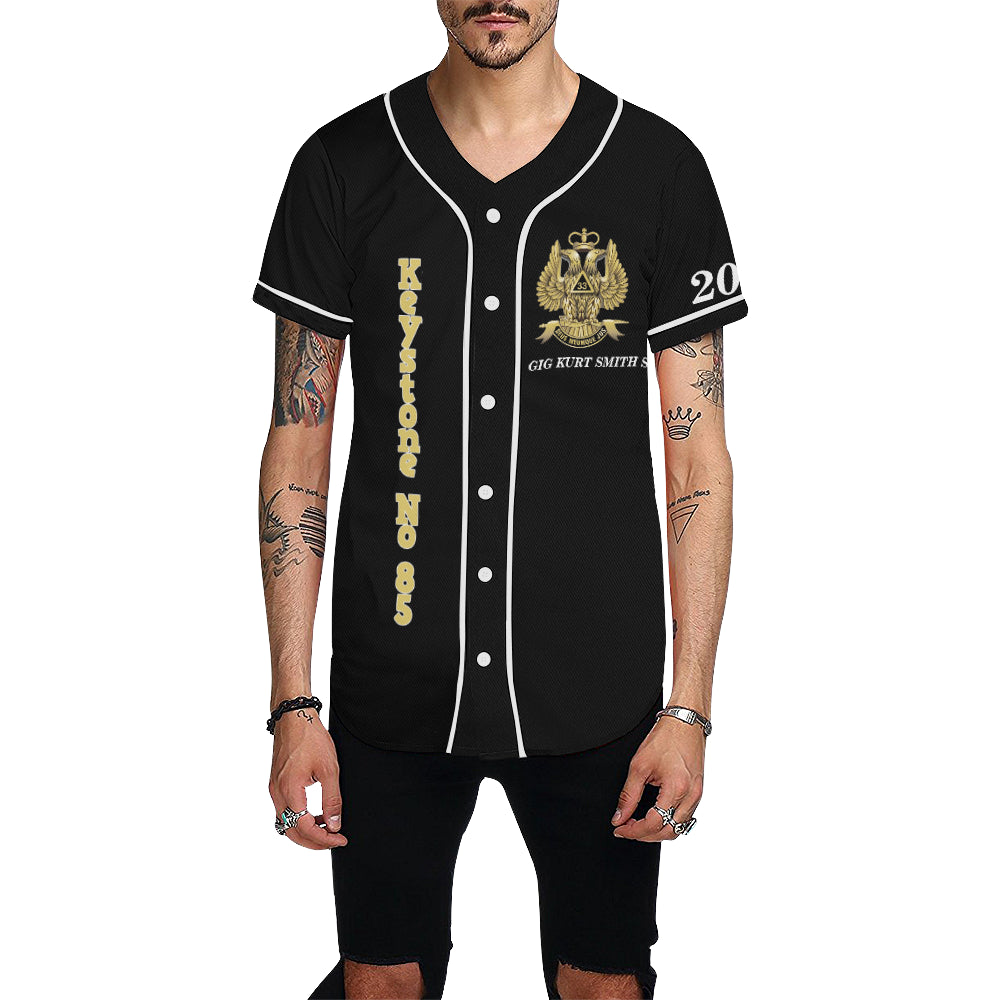 smith All Over Print Baseball Jersey for Men (Model T50)