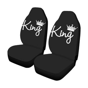 king white Car Seat Covers (Set of 2)