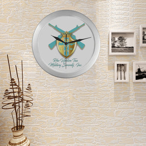 pyt Silver Color Wall Clock