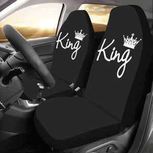 king white Car Seat Covers (Set of 2)