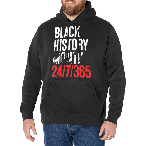 BH Men's Long Sleeve Fleece Hoodie (Model H55)