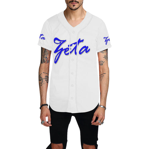 Zeta All Over Print Baseball Jersey for Men (Model T50)