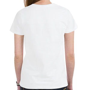 PYT white New All Over Print T-shirt for Women (Model T45)