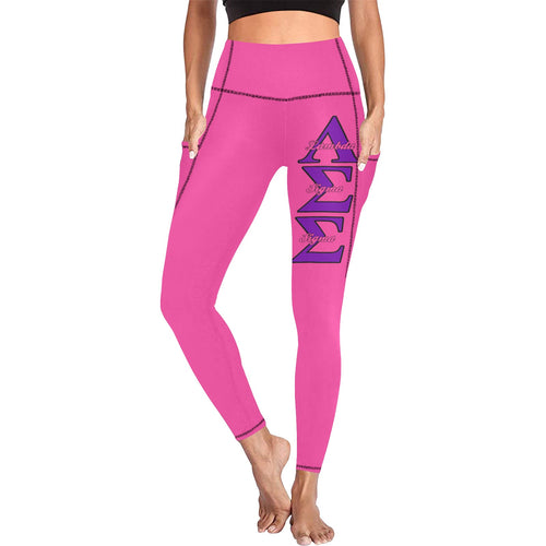 LSS All Over Print Leggings with Pockets (Model L56)