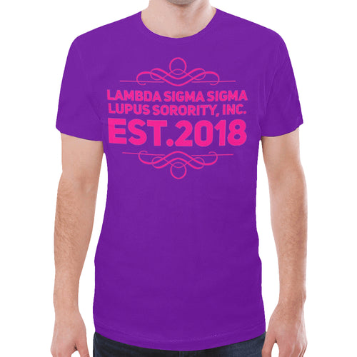 LSS New All Over Print T-shirt for Men (Model T45)
