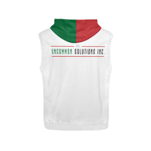 Load image into Gallery viewer, Uncommon Solutions Logo All Over Print Sleeveless Hoodie for Men (Model H15)