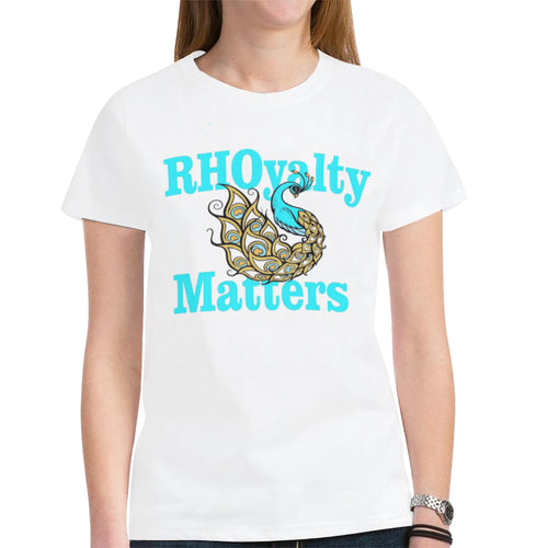 PYT white New All Over Print T-shirt for Women (Model T45)