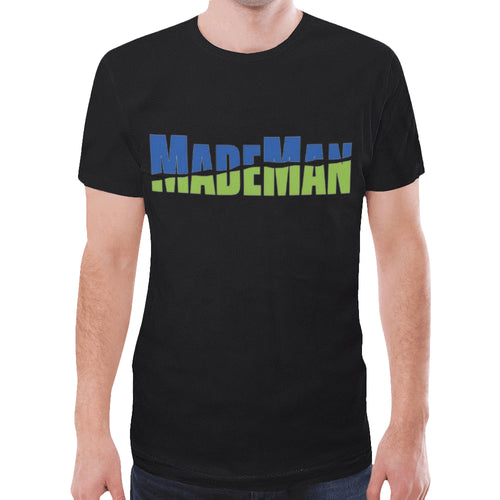 MadeMan 4-5xl New All Over Print T-shirt for Men/Large Size (Model T45)