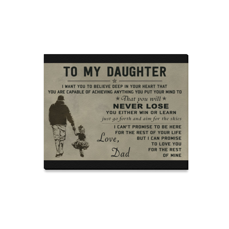 To my daughter Canvas Print 20