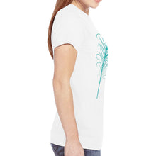 Load image into Gallery viewer, PYT white New All Over Print T-shirt for Women (Model T45)