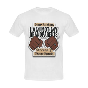 blm Men's T-Shirt in USA Size (Front Printing Only)