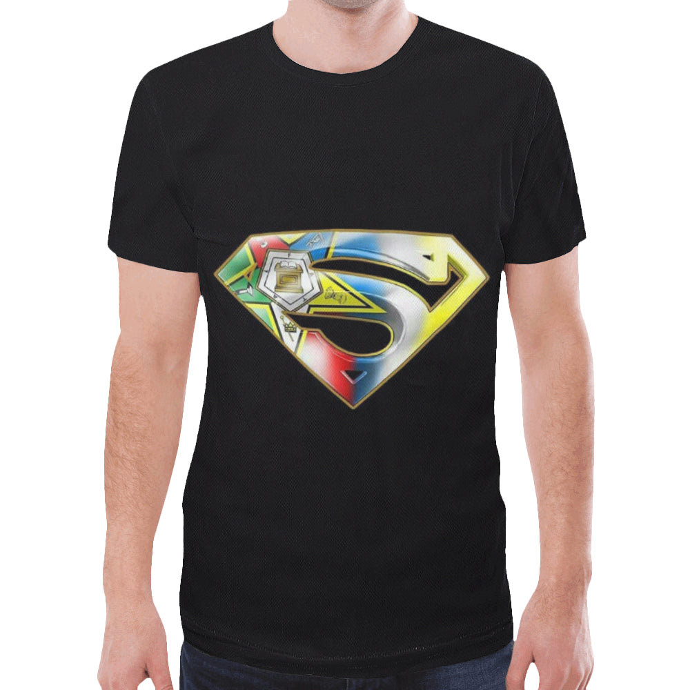 Super OES New All Over Print T-shirt for Men (Model T45)