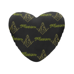 mason/oes Heart-Shaped Pillow (Two Sides)