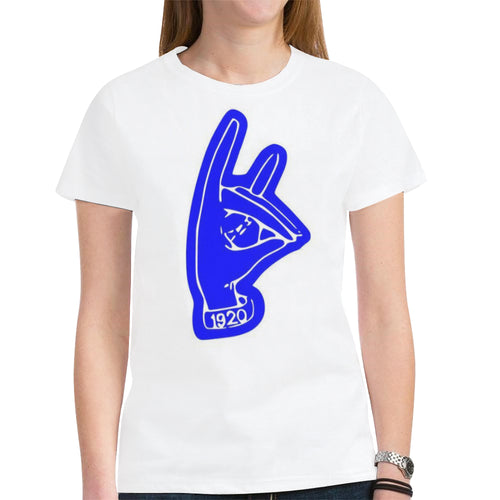 Zeta New All Over Print T-shirt for Women (Model T45)