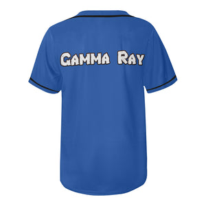 Gamma Ray blue All Over Print Baseball Jersey for Men (Model T50)