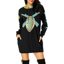 Load image into Gallery viewer, pyt All Over Print Hoodie Mini Dress (Model H27)