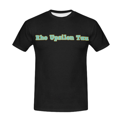 Black Pyt All Over Print T-Shirt for Men (USA Size) (Model T40)