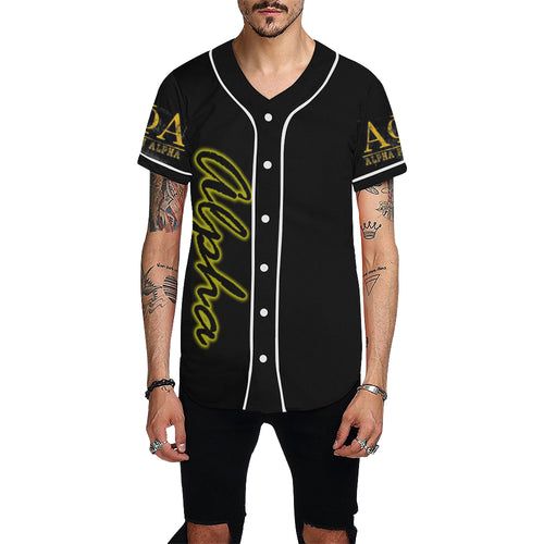 Alpha All Over Print Baseball Jersey for Men (Model T50)