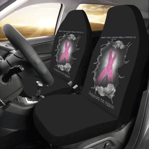breast cancer breakout 2 Car Seat Covers (Set of 2)