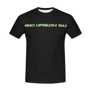 Black Pyt All Over Print T-Shirt for Men (USA Size) (Model T40)