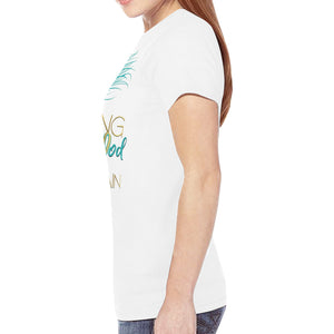 PYT white New All Over Print T-shirt for Women (Model T45)