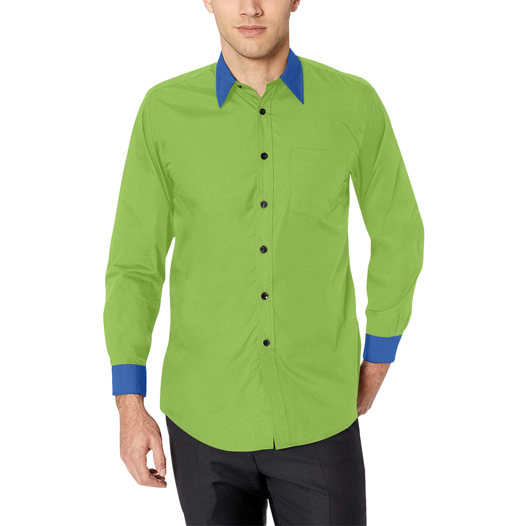 SAG Men's All Over Print Casual Dress Shirt (Model T61)