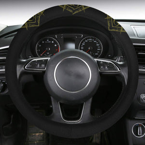 mason horizontal banner Steering Wheel Cover with Anti-Slip Insert