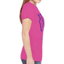 Load image into Gallery viewer, LSS New All Over Print T-shirt for Women (Model T45)