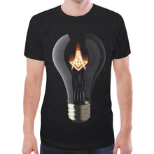 Load image into Gallery viewer, The light New All Over Print T-shirt for Men (Model T45)