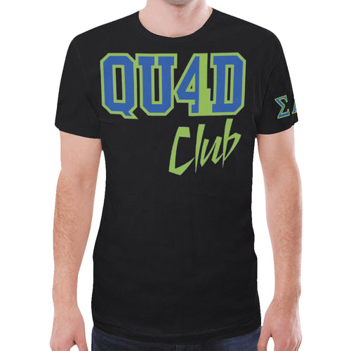 SAG New All Over Print T-shirt for Men/Large Size (Model T45)