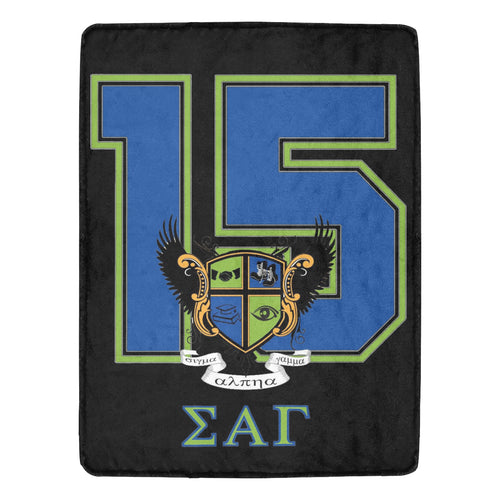 Sigma Alpha Gamma Ultra-Soft Micro Fleece Blanket 60