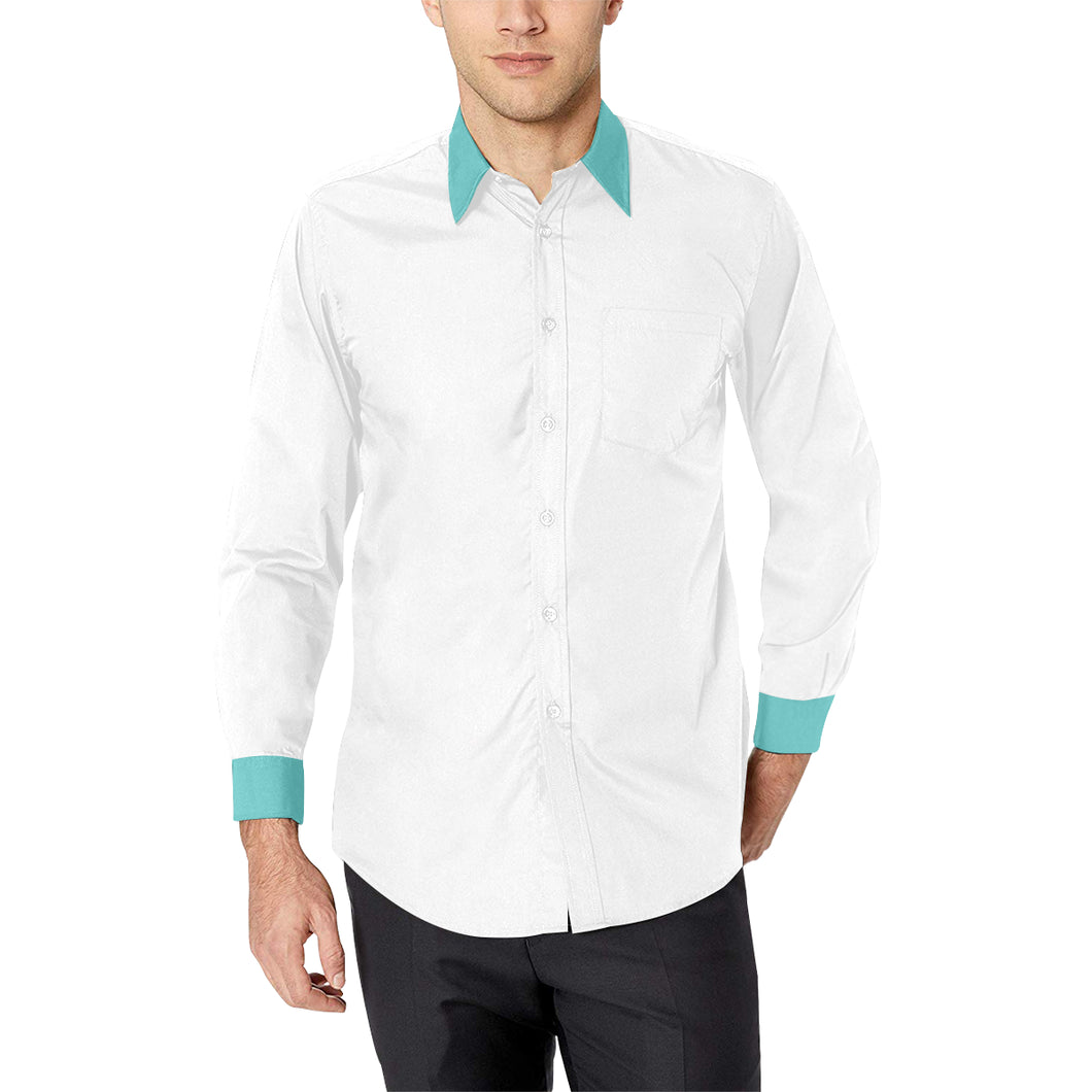 pyt Men's All Over Print Casual Dress Shirt (Model T61)