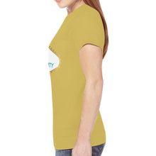 Load image into Gallery viewer, PYT gold New All Over Print T-shirt for Women (Model T45)