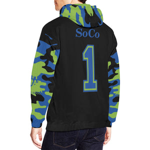SAG SoCo All Over Print Hoodie for Men (USA Size) (Model H13)