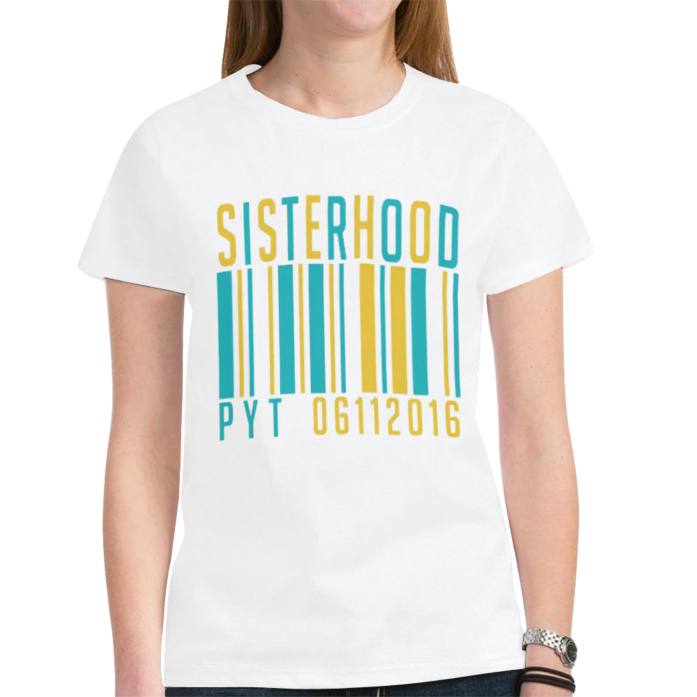 PYT white New All Over Print T-shirt for Women (Model T45)