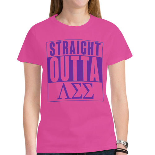 LSS New All Over Print T-shirt for Women (Model T45)