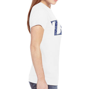 zeta New All Over Print T-shirt for Women (Model T45)