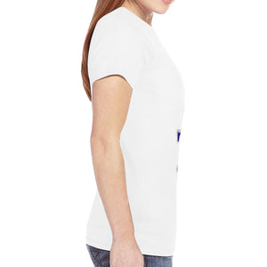 Zeta New All Over Print T-shirt for Women (Model T45)