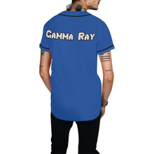Load image into Gallery viewer, Gamma Ray blue All Over Print Baseball Jersey for Men (Model T50)