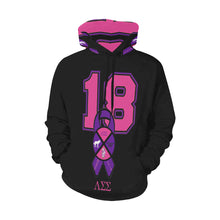 Load image into Gallery viewer, Lambda Sigma Sigma All Over Print Hoodie for Men (USA Size) (Model H13)
