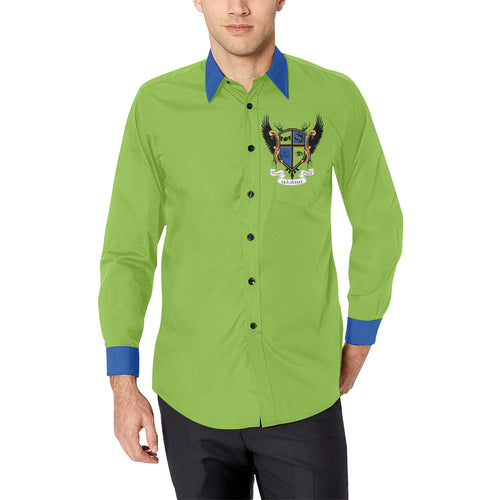 SAG Men's All Over Print Casual Dress Shirt (Model T61)