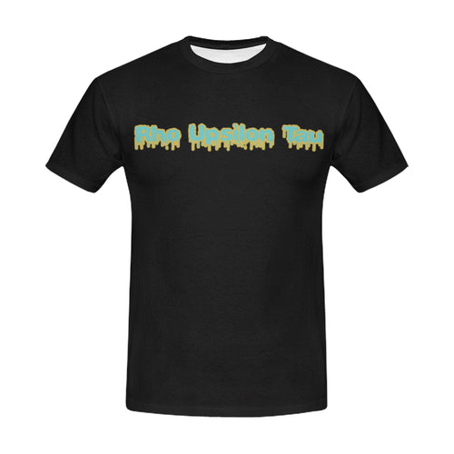 Black Pyt All Over Print T-Shirt for Men (USA Size) (Model T40)