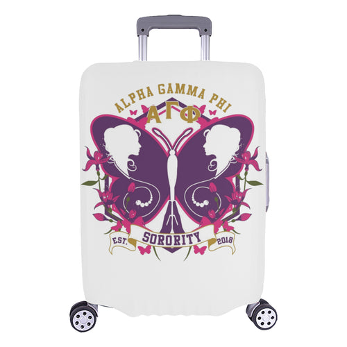 Alpha Gamma Phi Luggage Cover/Large 31.5'' x 25''