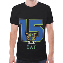Load image into Gallery viewer, 15 with crest New All Over Print T-shirt for Men (Model T45)