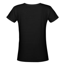 Load image into Gallery viewer, vybe Women&#39;s Deep V-neck T-shirt (Model T19)