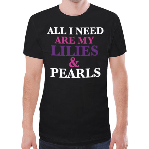 LSS New All Over Print T-shirt for Men (Model T45)