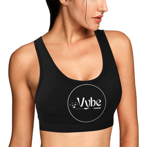 vybe Women's All Over Print Sports Bra (Model T52)