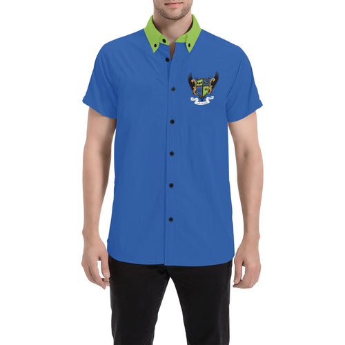 SAG Men's All Over Print Short Sleeve Shirt (Model T53)