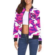 Load image into Gallery viewer, WBF All Over Print Bomber Jacket for Women (Model H19)