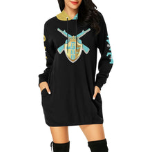 Load image into Gallery viewer, 3xcursionista All Over Print Hoodie Mini Dress (Model H27)